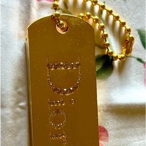Dior Sparkling lipgloss keychain. No box . Unused. Vintage